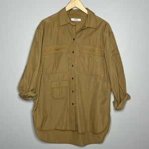 BANANA Republic safari collection nylon oversized utility shirt